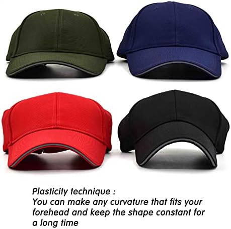 TSSGBL bărbați Premium simplu structurate Baseball pălării reglabil Trendy gol mingea capace cu reflectorizante Sandwich refuz