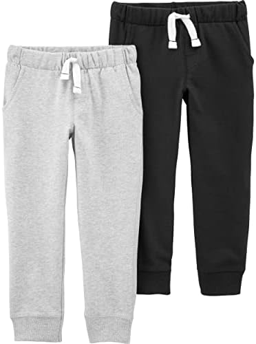 Carter's Toddler Boys 2 Pack French Terry Active Joggers/Pantaloni
