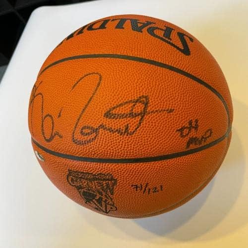 Kevin Garnett 2004 MVP a semnat Spalding NBA Basketball Baschet Upper Deck Uda Coa - baschet autografat