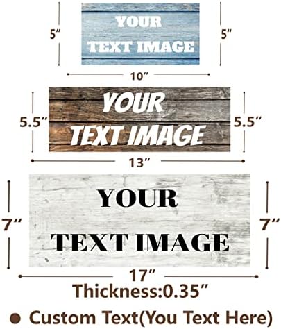 Dkrayshion - Semne personalizate din lemn Text personalizat pentru cadou - decor pentru casă Sign amuzant personalizat pentru