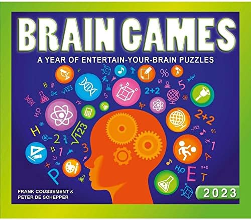 Cerneală de calendar, jocuri cerebrale 2023 Calendar Calendar