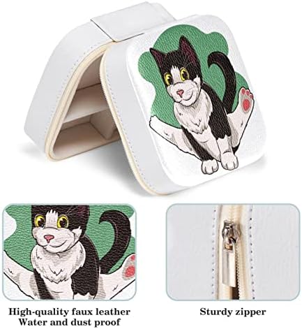 Cutie De Bijuterii Pentru Femei Funny Cat Bijuterii Organizator Caz Depozitare Pentru Coliere Bratari Inele Cercel