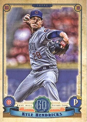2019 Topps Gypsy Queen 83 Kyle Hendricks Chicago Cubs MLB Card de tranzacționare de baseball