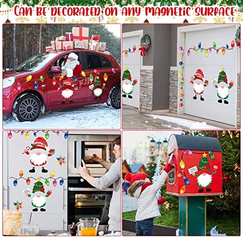 Magnete de Crăciun fericit decor reflectorizant auto decorațiuni de Crăciun autocolante magnetice de Crăciun de la Christmas