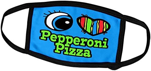 3Drose Heart Bright Eye I Love Pepperoni Pizza - Huse pentru față
