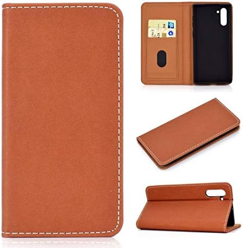 Haijun saci de telefon mobil pentru Galaxy Note 10 Culoare solidă magnetice orizontale Flip piele caz cu slot pentru Card & amp; pungi de caz titular