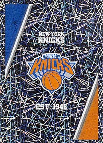 2018-19 Colecția de autocolante Panini NBA 140 New York Knicks Logo Folil New York Knicks Sticker oficial de baschet