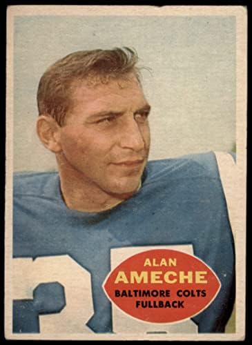 1960 Topps 2 Alan Ameche Baltimore Colts Good Colts Wisconsin