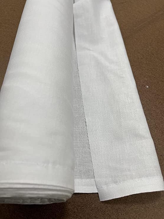 Alb alb bumbac muselină Fabric / Textile-Draping Fabric - de curte