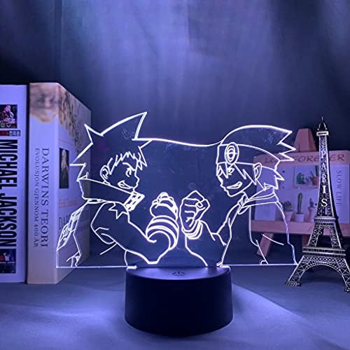 Lampa anime 3D de dimensiuni mari toradora tigru x dragon pentru dormitor decor nocturn pentru copii cadou de naștere manga