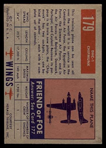 1952 Topps 179 DHC-1 Chipmunk Ex/MT