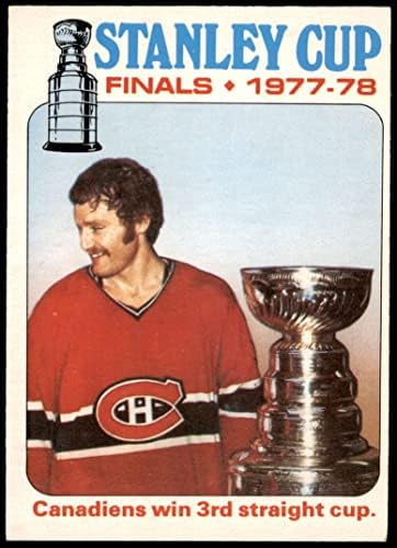 1978 O-Pee-Chee 264 Finala Cupei Stanley-Canadiens Win 3rd Straight Cup Ex