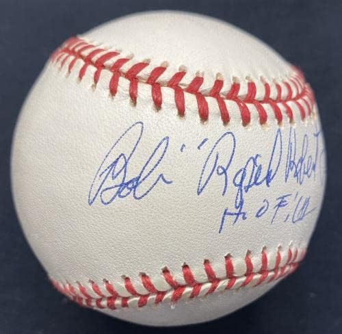 Bob „Rapid Robert” Feller HOF 62 Baseball JSA semnat - baseball -uri autografate