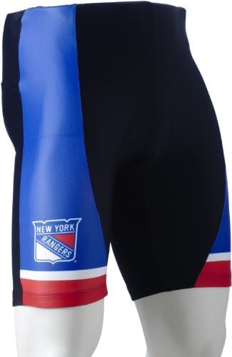 NHL New York Rangers pentru bărbați pantaloni scurți de ciclism pentru bărbați