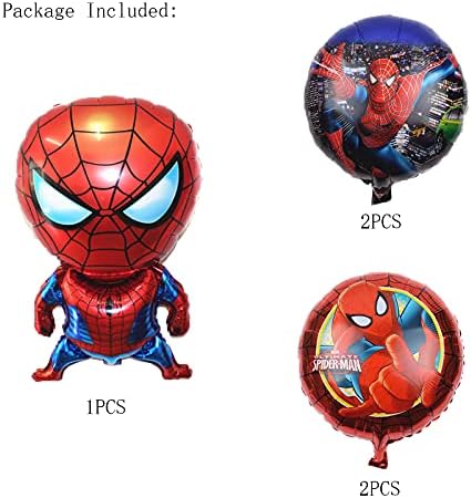 Spiderman folie baloane Partidul furnizor 5pcs super-erou Spiderman folie baloane pentru copii ziua de nastere Baby duș decoratiuni