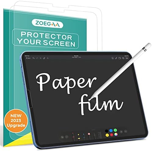 Noua generație （Fără uzură NIB） Paperfilm iPad Air 5th Generation Screen Protector ， iPad Pro 11 inch Ecran Protejat All Model