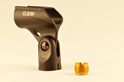 Cloak Electronics Negru Universal microfon Clip titularul cu 5/8 masculin la 3/8 feminin piuliță Adaptor