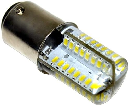 Hqrp 110V LED bec alb rece pentru Kenmore 385.17828/385.17922/385.17928/385.18330/385.18630/385.18830 mașină de cusut Plus