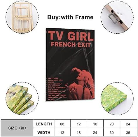 Poster Bichi TV Girl Poster French French Album Cover Afișuri Canvas Artă Poster and Wall Art Imagine Imprimare Modernă pentru