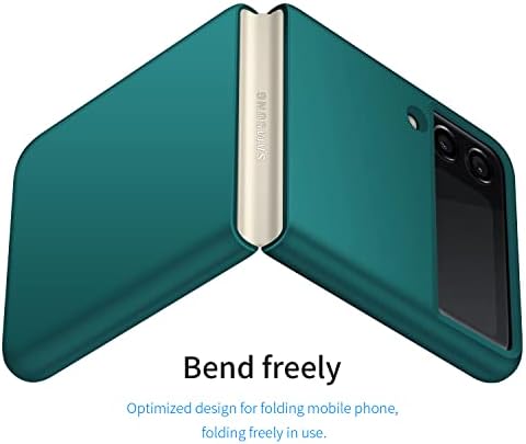 Caz Banzoc pentru Samsung Galaxy Z Flip 4 5G, Matte Slim Ultra anti-amprentă și acoperire minimalistă pentru PC dur pentru