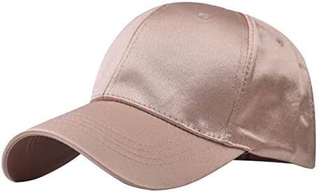 Simplu Satin Solid structurat reglabil șapcă de Baseball Vintage spălate Retro bărbați și femei Distressed Tata pălărie șapcă