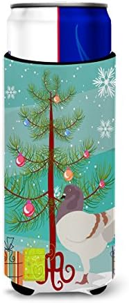 Caroline's Treasures BB9316TBC German Modena Pigeon Christmas Băiețel înalt Hugger, Teal, Can Mânecă COOLER Hugger Mașină Băutură