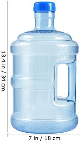 Sticlă de apă clispeed 5L cu capac cu șurub, BPA gratuit pentru produse alimentare cu plastic cu apă minerală cu apă de apă