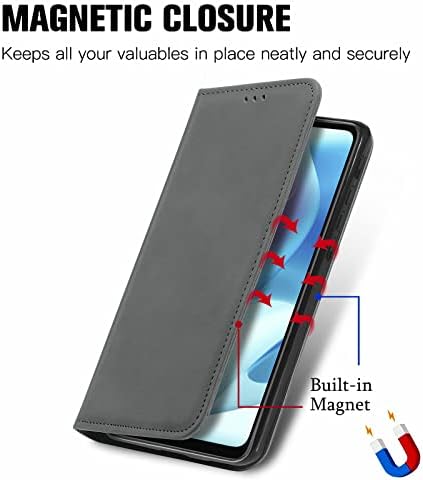 Linzhou Xiaomi Redmi 10 caz, Flip capac de protecție Suport Magnetic funcție piele telefon portofel caz pentru Xiaomi Redmi