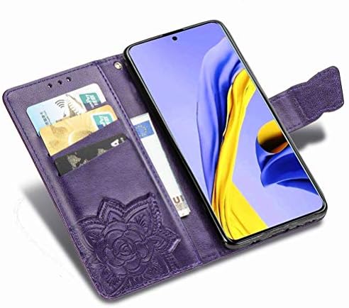 GYHOYA compatibil cu Samsung Galaxy A42 5g portofel caz pentru femei, piele Flip Folio cu Kickstand magnetice și Card titularul