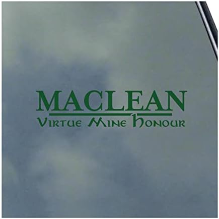 MacLean Clan Clan Line Text Vinil Vinil Decal Family