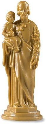 Daruri religioase Patronul lucrătorilor Sf. Iosif cu Christ Child Copil de 4 inci Statuie Figurină modelată