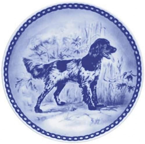 Placă de porțelan pentru câini Munsterlander pentru toți iubitorii de câini de 7,61 inci