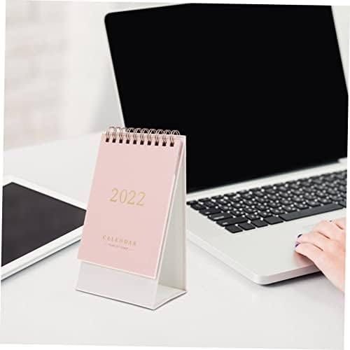 Toftoficu 1PC 2022 Calendar Calendar Calendar Calendar Office Calendar Minimalist Decor 2022 Calendare Small 2021 Hârtie Pink