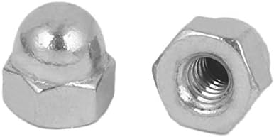 Aexit 10-24 304 Nail, șuruburi și elemente de fixare din oțel inoxidabil capac cap de cap hexagonul piulițe de argint și șuruburi