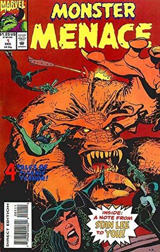 Monstru amenințare 1 VF; Marvel carte de benzi desenate