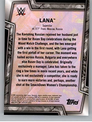 2018 Topps WWE Women Evolution Evolution Wrestling #14 LANA