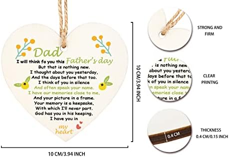 HEZNZXQ PLAQUE DE ÎNCĂRCARE ÎNCĂRCĂTORIE din lemn - Placi cu semn de Ziua Tatălui - Cadouri de Ziua Tatălui pentru tată, tătic,