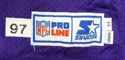 1997 Minnesota Vikings Hunter Goodwin 87 Joc emis Jersey Purple - Joc NFL nesemnat folosit tricouri folosite