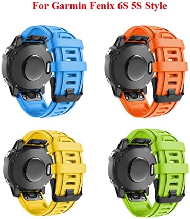 WTUKMO 20 22 26mm Sport Sport Silicon Watchband GristRap pentru Garmin Fenix ​​7 7x 7s 6x 6 6s Pro 5x 5 5s Plus 3 3HR EASIDE