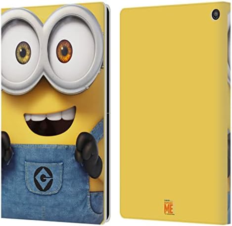 Cap Case Designs licențiat oficial Despicable Me Bob Full Face Minions carte din piele portofel Husă compatibilă cu Fire HD