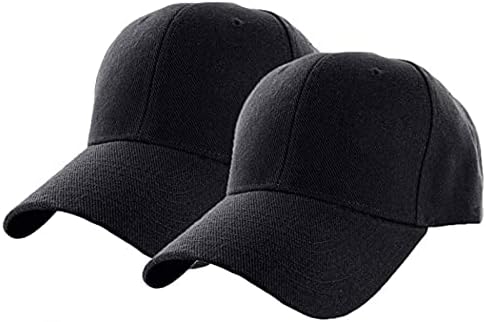 Sport vara pălărie Mens capace pentru rularea 2pc vara Culoare solidă pălărie Haine Accesorii Casual În aer liber negru Baseball