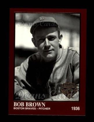 1994 Conlon Burgundy 1281 Bob Brown Boston Braves NM/MT BRAVES