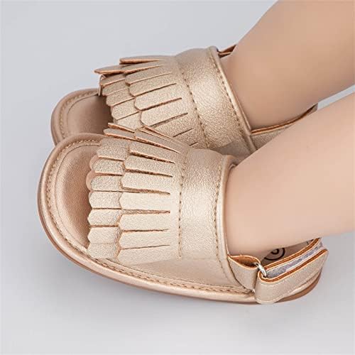 Copii Băieți Fete Deschis Toe Ciucuri Pantofi Primii Pietoni Pantofi Vara Toddler Plat Sandale Baby Sandale Dimensiune 5