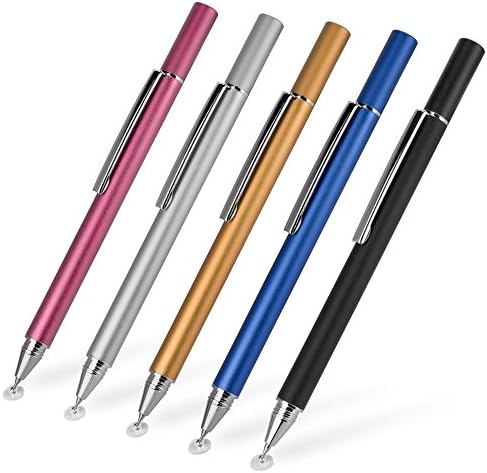Boxwave Stylus Pen compatibil cu OPPO A76 - Finetouch Capaciitive Stylus, stilou super precis pentru Oppo A76 - Jet Black