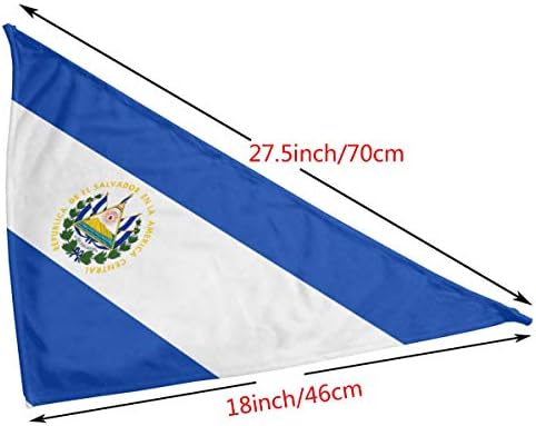 Fengyaojianzhu Steagul El Salvador Dog Bandana Gulere Triunghiul Neckechief Bibs Eșarfe Accesorii Pisici pentru animale de