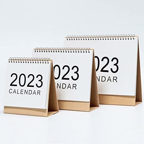 2023 Calendar de birou, Calendar de birou flip în picioare 2023 Planificarea și organizarea calendarului desktop ， pentru biroul de acasă