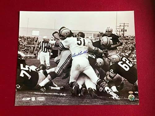 Dick Butkus „Autografat” 16x20 Ursii foto - Fotografii NFL autografate