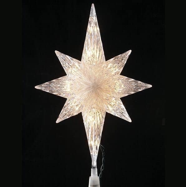 Pentru albul alb Bethlehem Star, topper cu 10 lumini decor de vacanță decorare nouă lumânări sezoniere figurine