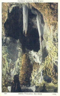 Carlsbad Caverns, carte poștală din New Mexico