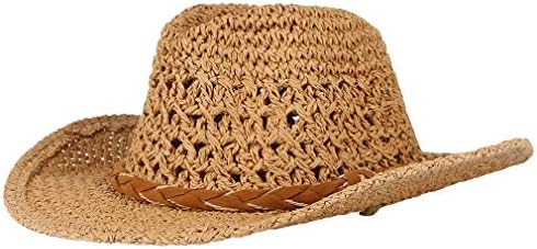 Femei Floppy Hollow soare Pălării cu margine largă Roll Up pliabil paie pălărie soare Protecție Respirabil Cowboy pălării pentru